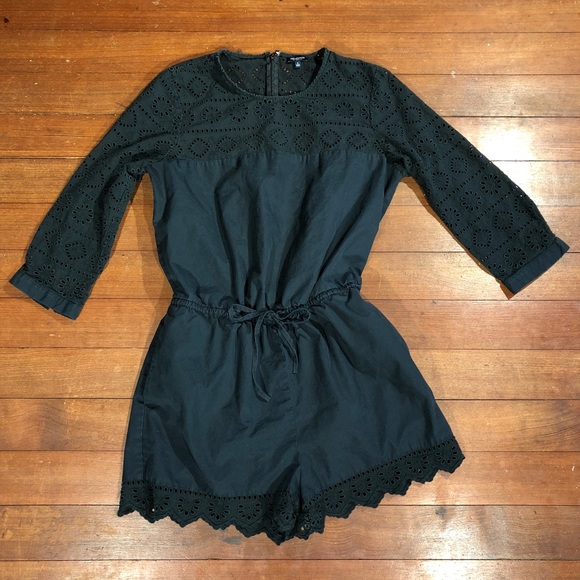 Madewell Pants - Madewell eyelet bistro romper
